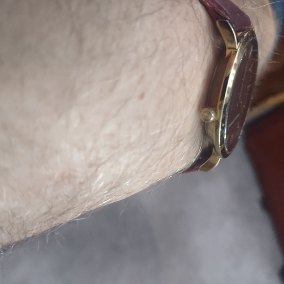 Larsson & Jennings Men's LUGANO BROWN LEATHER 40MM GOLD BLACK - Picture 4 of 7